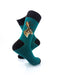 cooldesocks jackalope green crew socks right view image
