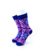cooldesocks kaleidoscope purple crew socks front view image