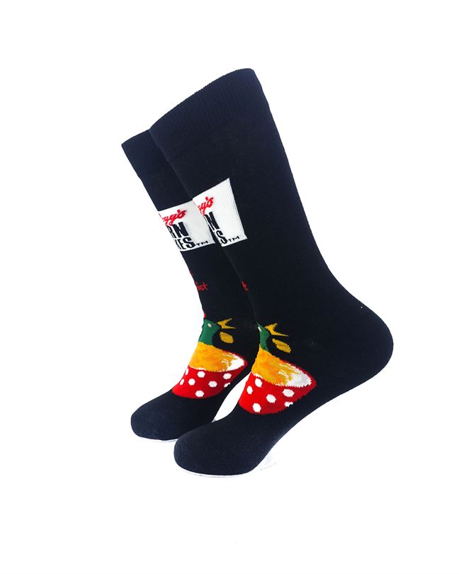 cooldesocks kelloggs corn flakes crew socks left view image
