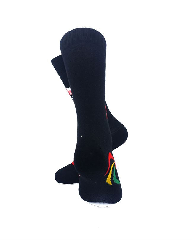 cooldesocks kelloggs corn flakes crew socks rear view image