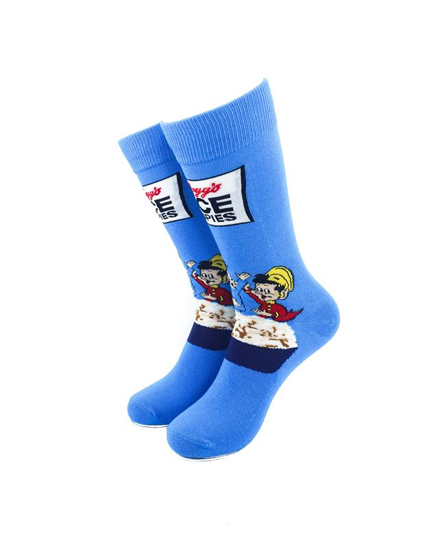 cooldesocks kelloggs rice krispies crew socks front view image