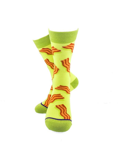 cooldesocks ladies bacon crew socks cover image