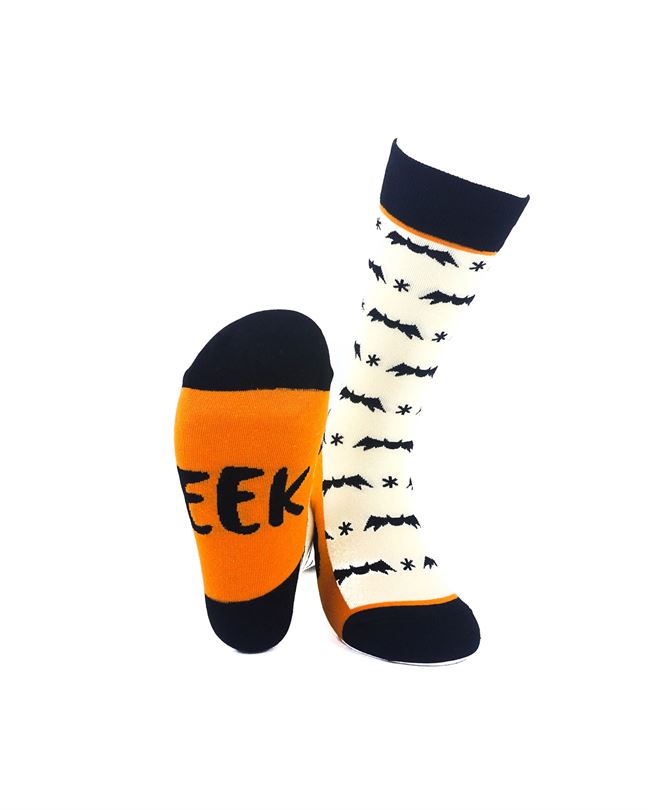 cooldesocks ladies bat eek crew socks soles view image