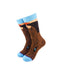 cooldesocks ladies beard crew socks front view image