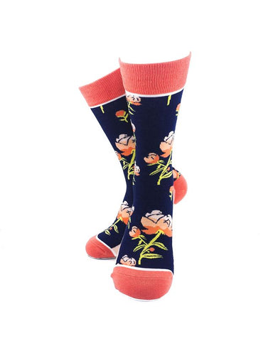 cooldesocks ladies bloom crew socks cover image