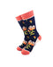 cooldesocks ladies bloom crew socks front view image