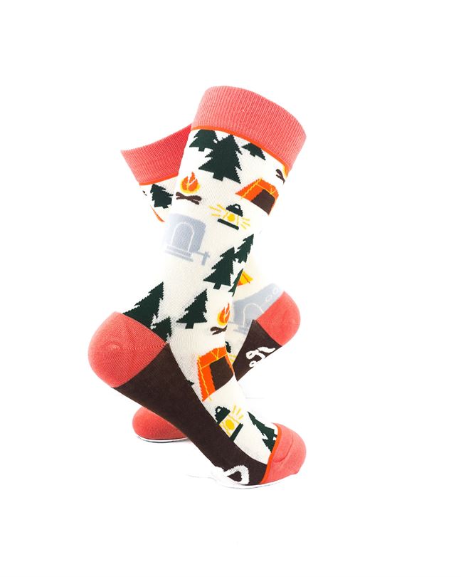 cooldesocks ladies camper crew socks right view image