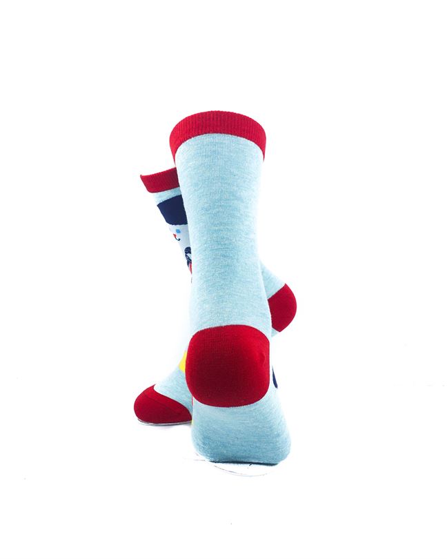 cooldesocks ladies catvis crew socks rear view image