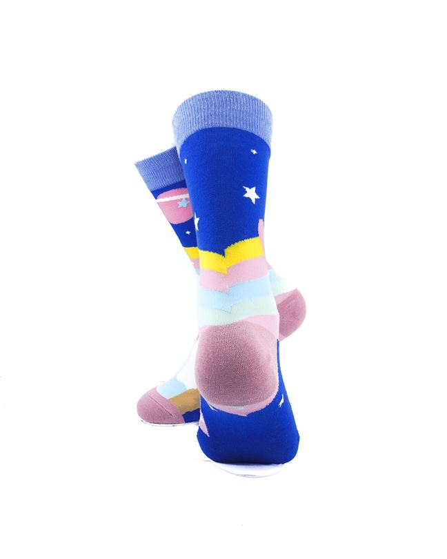 cooldesocks ladies escolha crew socks rear view image