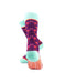 cooldesocks ladies flamingos crew socks rear view image
