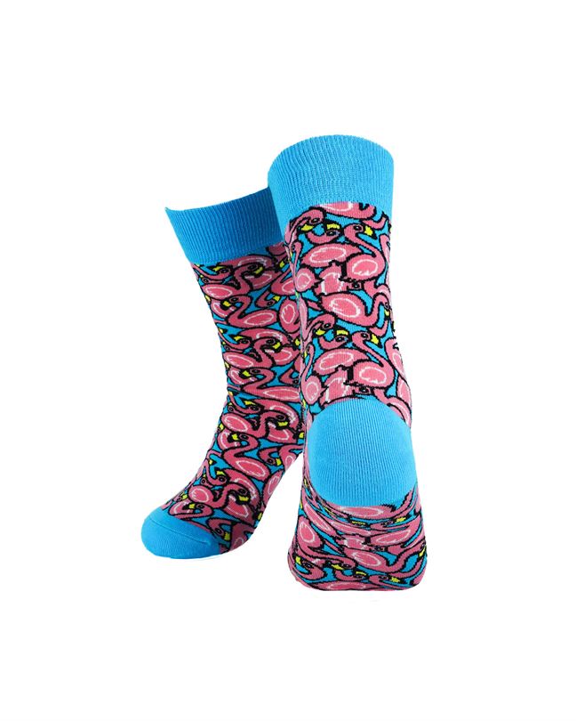 Ladies - Flamingos In Blue