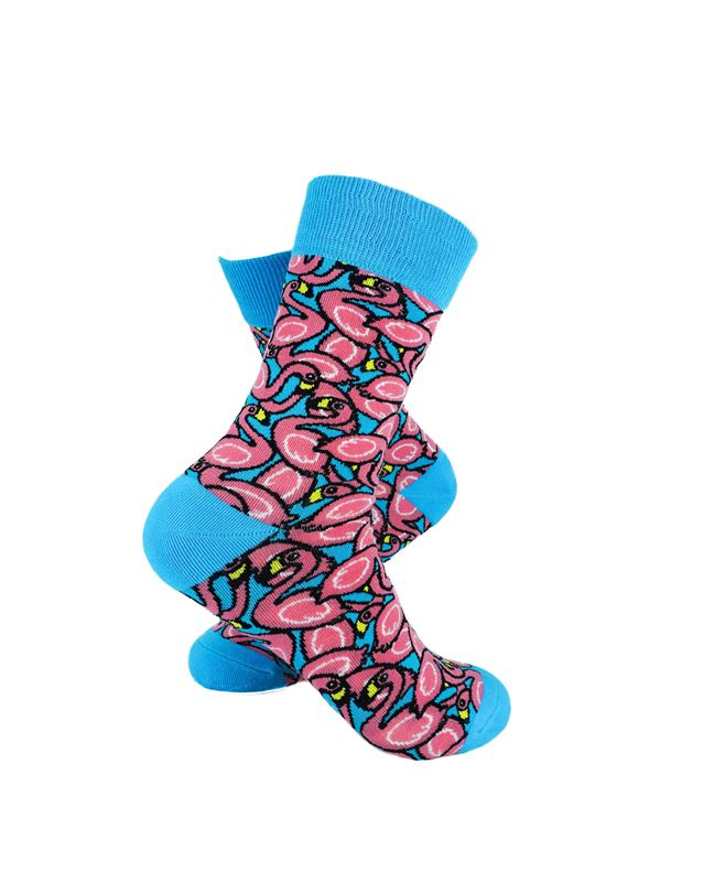 Ladies - Flamingos In Blue