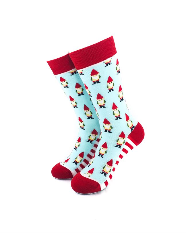 cooldesocks ladies gnomes crew socks front view image