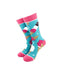 cooldesocks ladies ice cream cone crew socks front view image