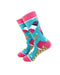cooldesocks ladies ice cream cone crew socks left view image
