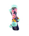 cooldesocks ladies la vie en rose crew socks rear view image