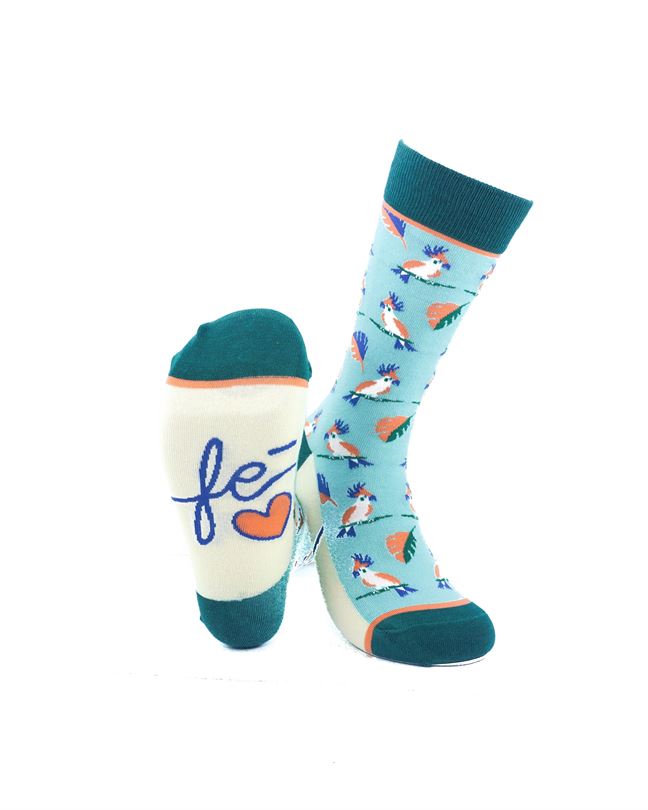 cooldesocks ladies le heart crew socks soles view image