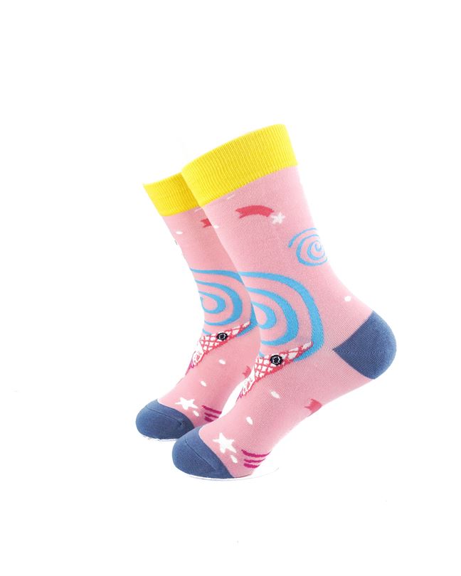 cooldesocks ladies moonshine melts crew socks left view image