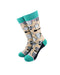 cooldesocks ladies mug crew socks front view image