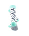 cooldesocks ladies narwhal crew socks rear view image