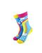 cooldesocks ladies rainbow crew socks front view image
