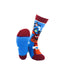 cooldesocks ladies reindeer crew socks soles view image