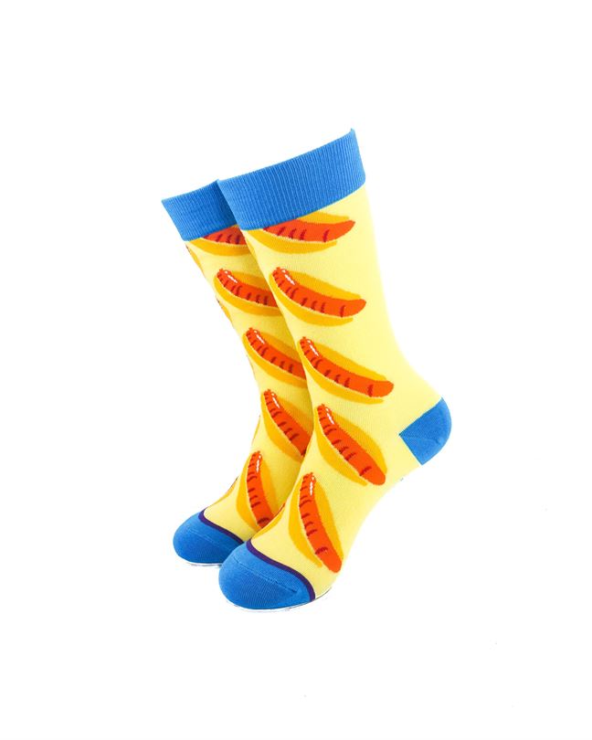 cooldesocks ladies sausage crew socks front view image