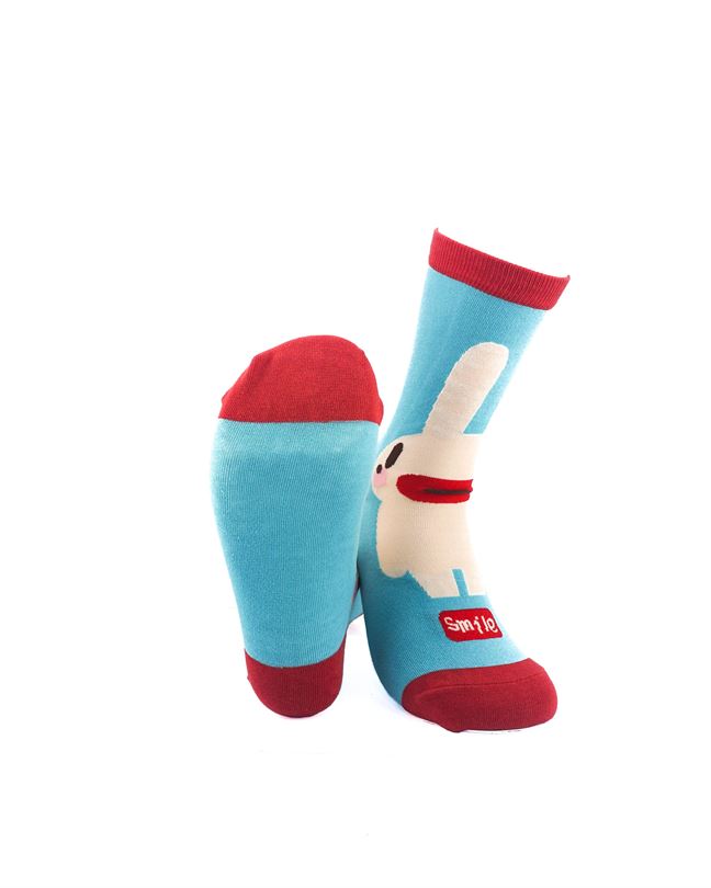 cooldesocks ladies smile crew socks soles view image