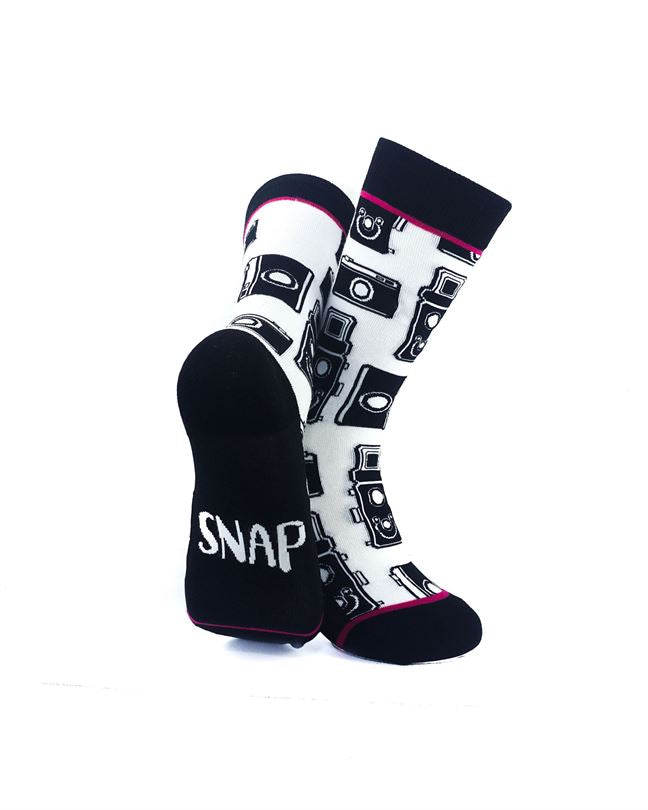 cooldesocks ladies snap crew socks soles view image