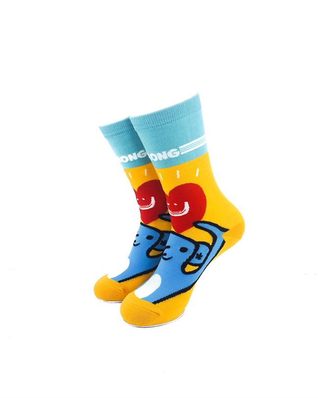 cooldesocks ladies strong love crew socks front view image