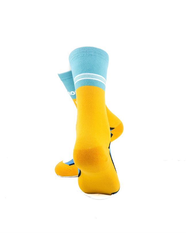 cooldesocks ladies strong love crew socks rear view image