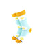 cooldesocks ladies sunny side up crew socks front view image