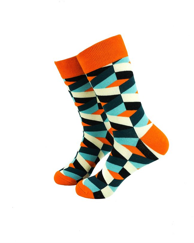 Lattice Orange Teal