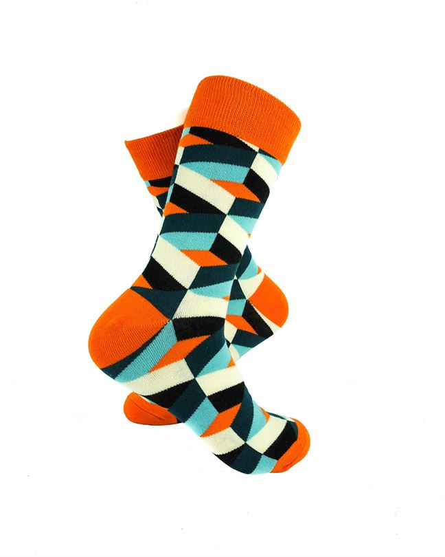 Lattice Orange Teal