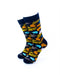cooldesocks leaves autumn crew socks front view image