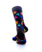 cooldesocks leaves fall crew socks rear view image