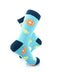 cooldesocks lemon blue crew socks right view image