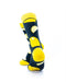 cooldesocks lemon crew socks rear view image