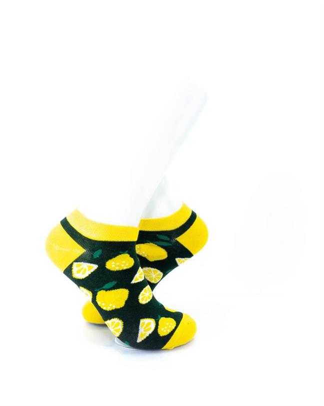 cooldesocks lemon slices ankle socks right view image
