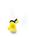 cooldesocks lemon stripes ankle socks rear view image