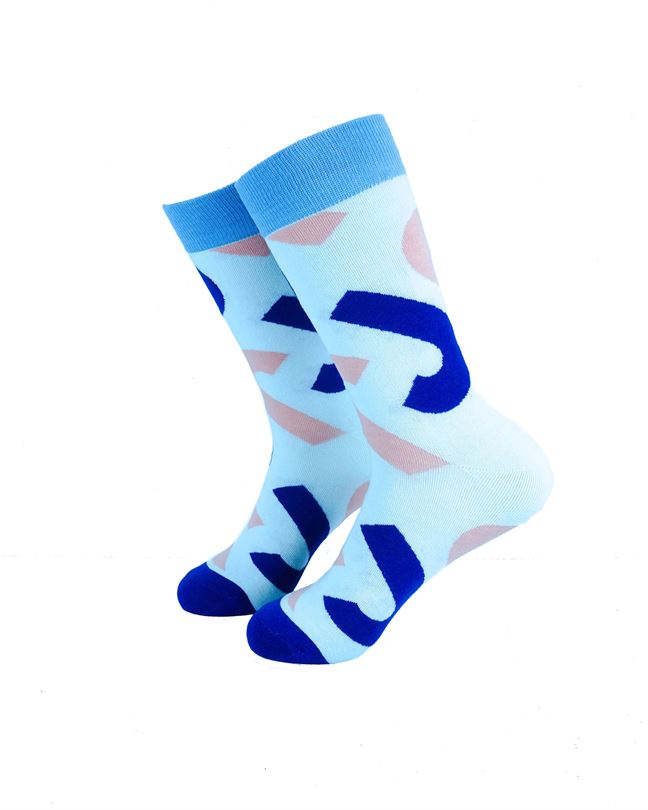 Letter J Blue Pink