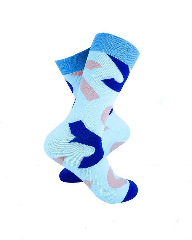 Letter J Blue Pink