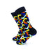 cooldesocks letter l colorful crew socks left view image