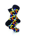 cooldesocks letter l colorful crew socks right view image