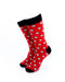 cooldesocks letter mail crew socks front view image