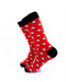 cooldesocks letter mail crew socks left view image