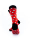 cooldesocks letter mail crew socks rear view image