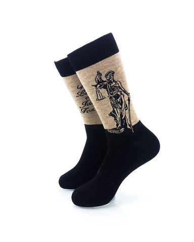 cooldesocks liberty justice crew socks front view image