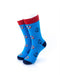 cooldesocks lifebuoy and anchor crew socks front view image