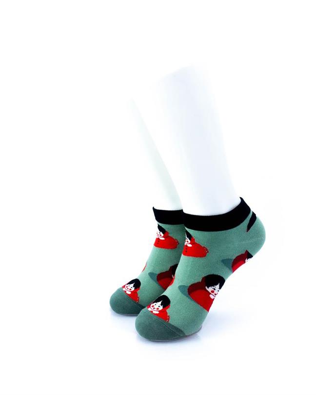cooldesocks little red riding hood ankle socks front view image